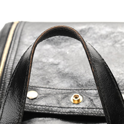 Saint Laurent Patent Large Downtown Tote Black 10 of 10