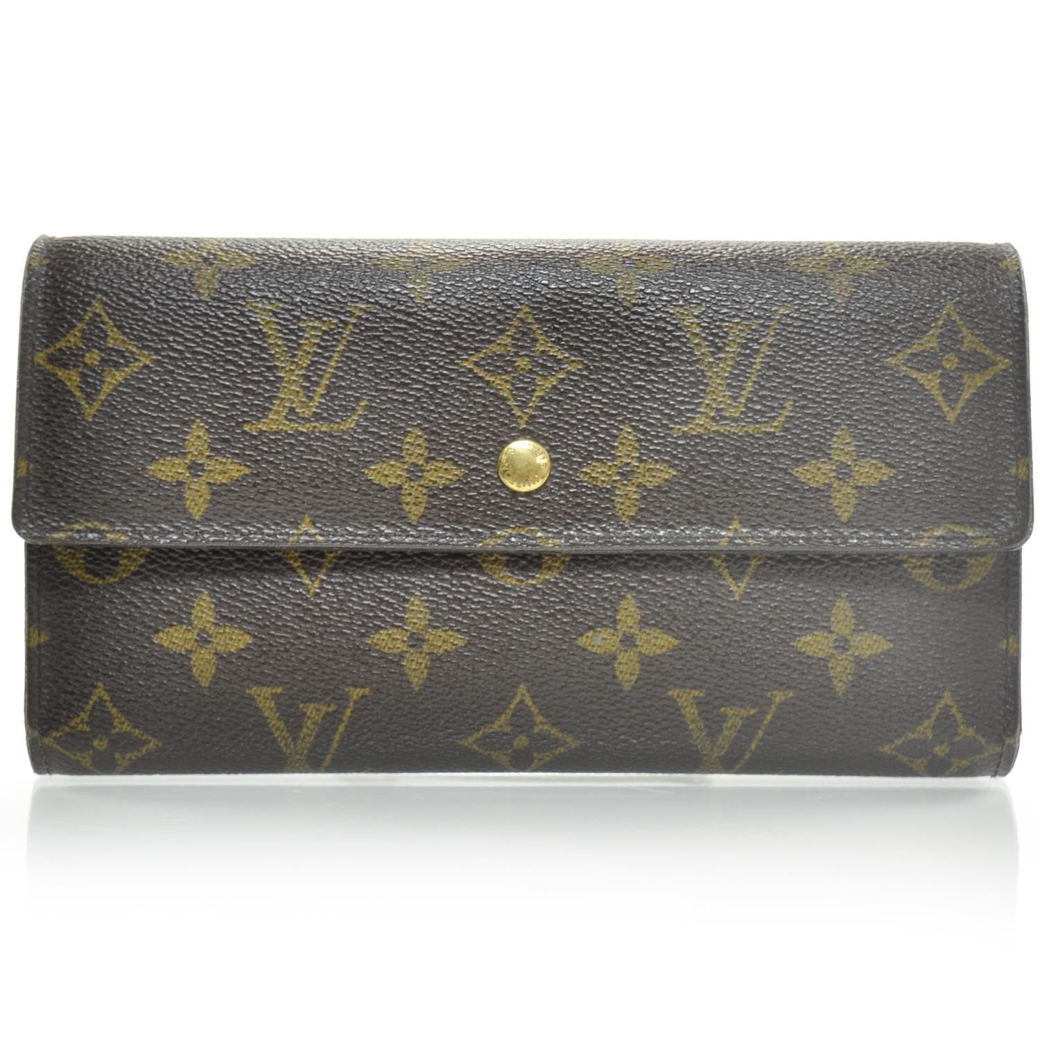 Louis Vuitton Monogram Porte Tresor International Wallet 1 of 8