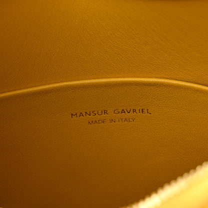 Mansur Gavriel Polished Calfskin Mini Candy Bag Yellow 6 of 9