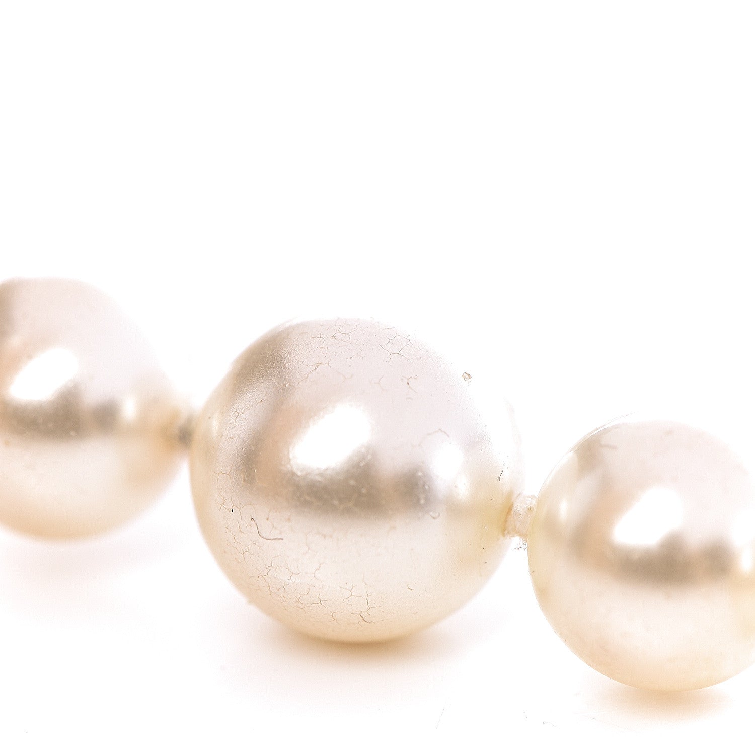 Chanel Graduated Pearl CC Long Necklace Gold 6 of 6