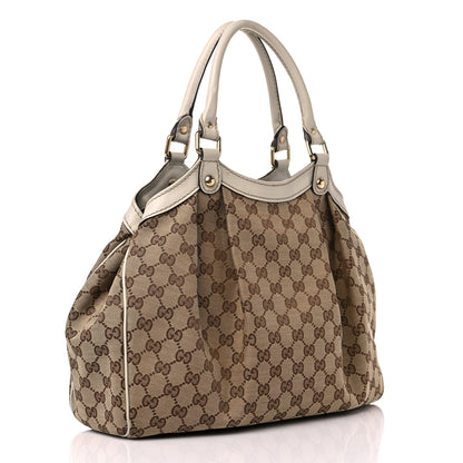 Gucci Monogram Medium Sukey Tote Off White 3 of 16