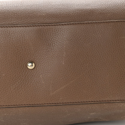 Gucci Pebbled Calfskin Medium Soho Shoulder Bag Brown 17 of 24