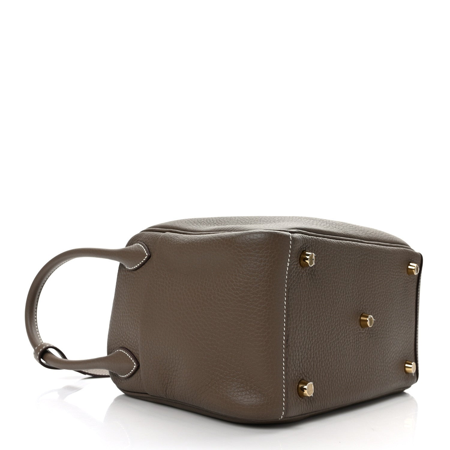 Hermes Taurillon Clemence Lindy 26 Etoupe 4 of 8