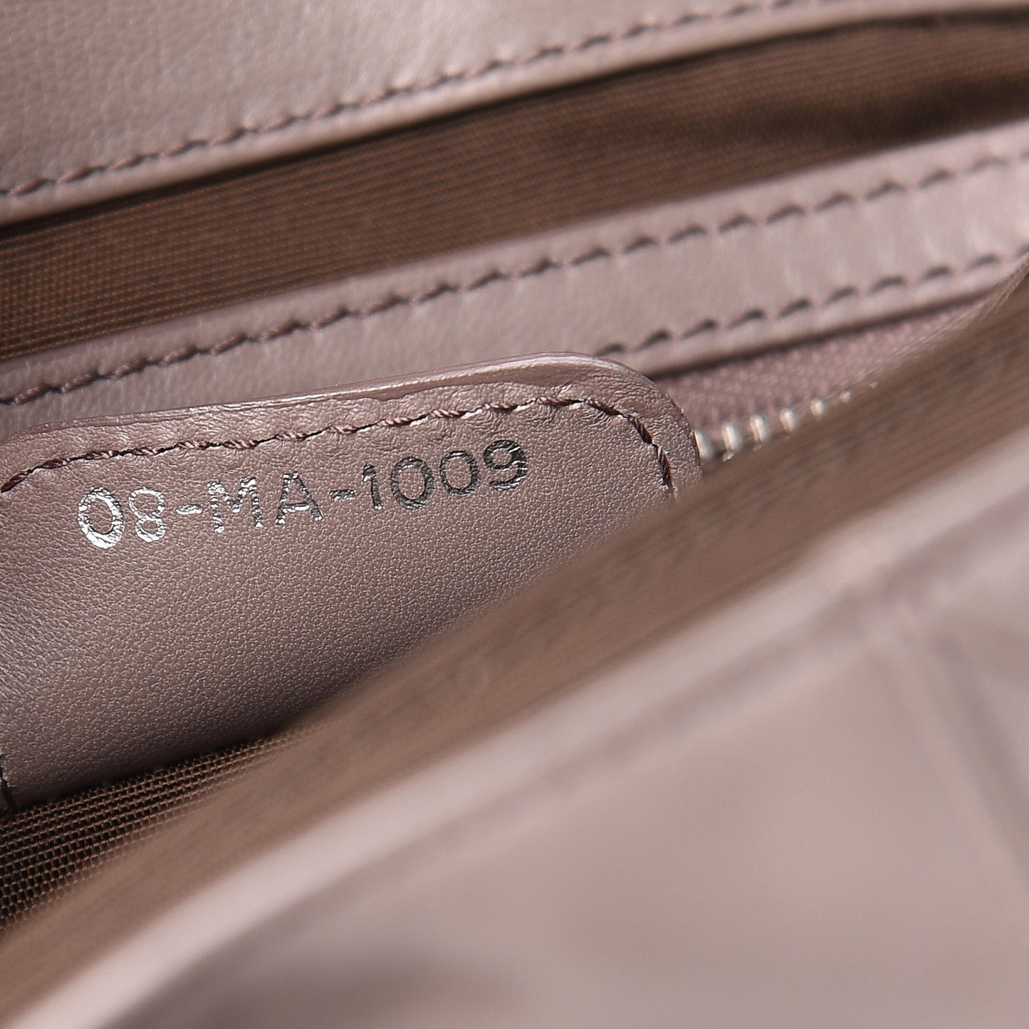 Lambskin Cannage Ruffle New Lock Flap Dark Taupe