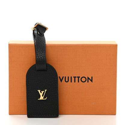 Louis Vuitton Taurillon City Steamer Luggage Tag Black 4 of 4