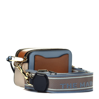 Marc Jacobs Saffiano Small Snapshot Camera Bag Light Blue 3 of 10