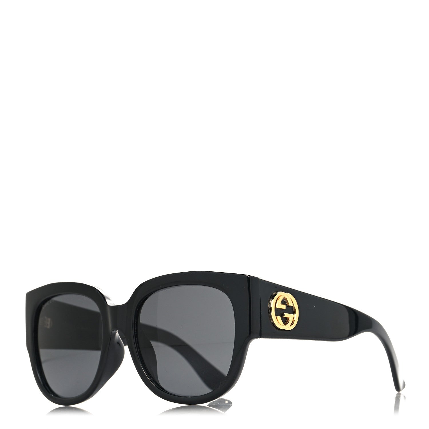 Gucci Acetate Square Frame Sunglasses GG0142SA Black 1 of 6