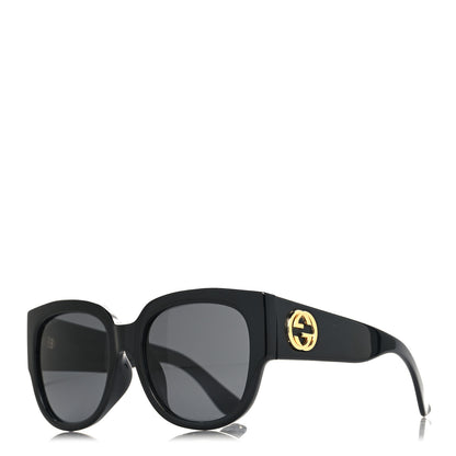 Gucci Acetate Square Frame Sunglasses GG0142SA Black 1 of 6