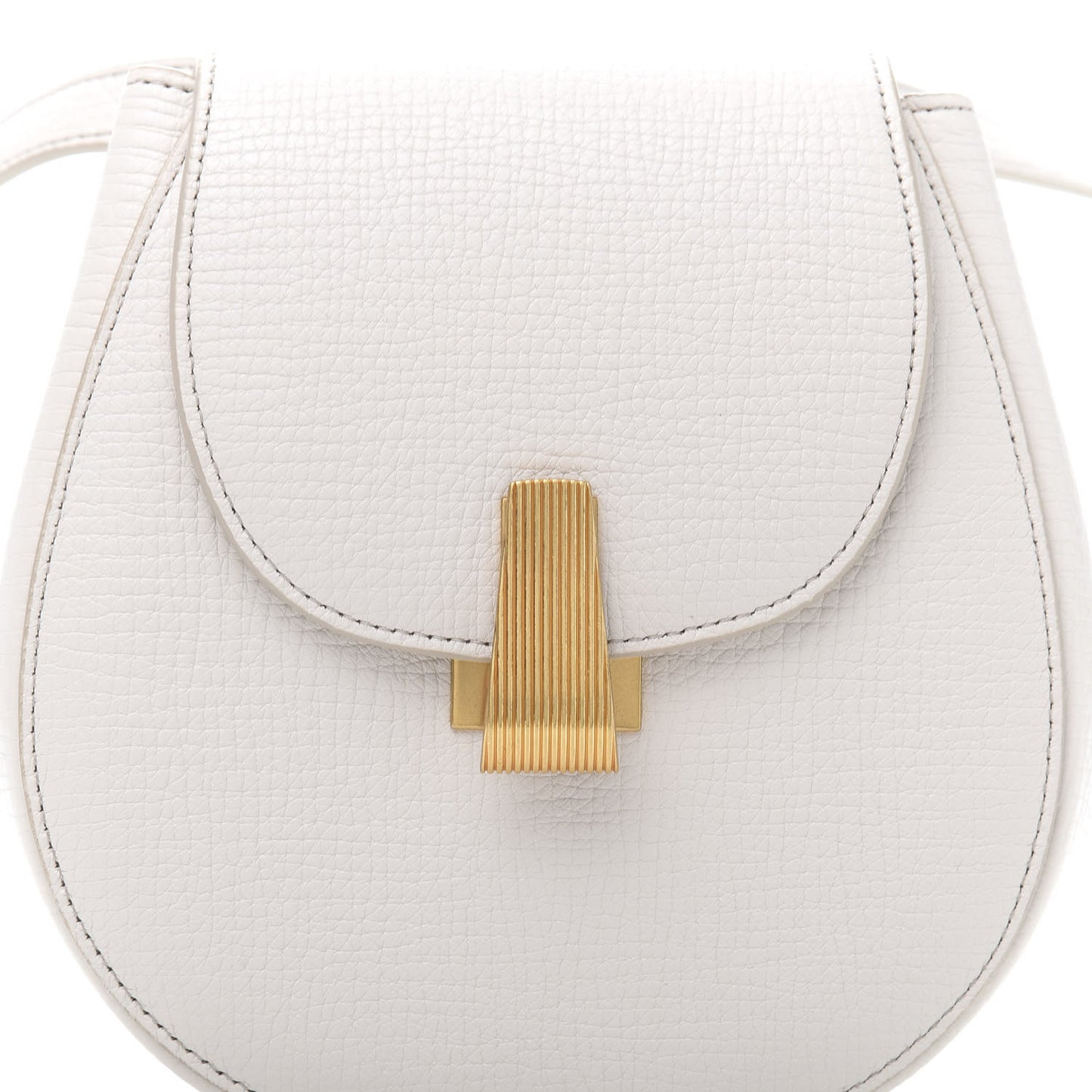 Palmellato Calfskin Rounded Belt Bag Plaster Wood