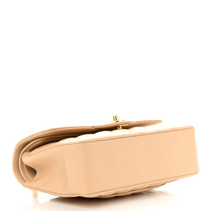 Chanel Caviar Quilted Small Double Flap Beige 4 of 12