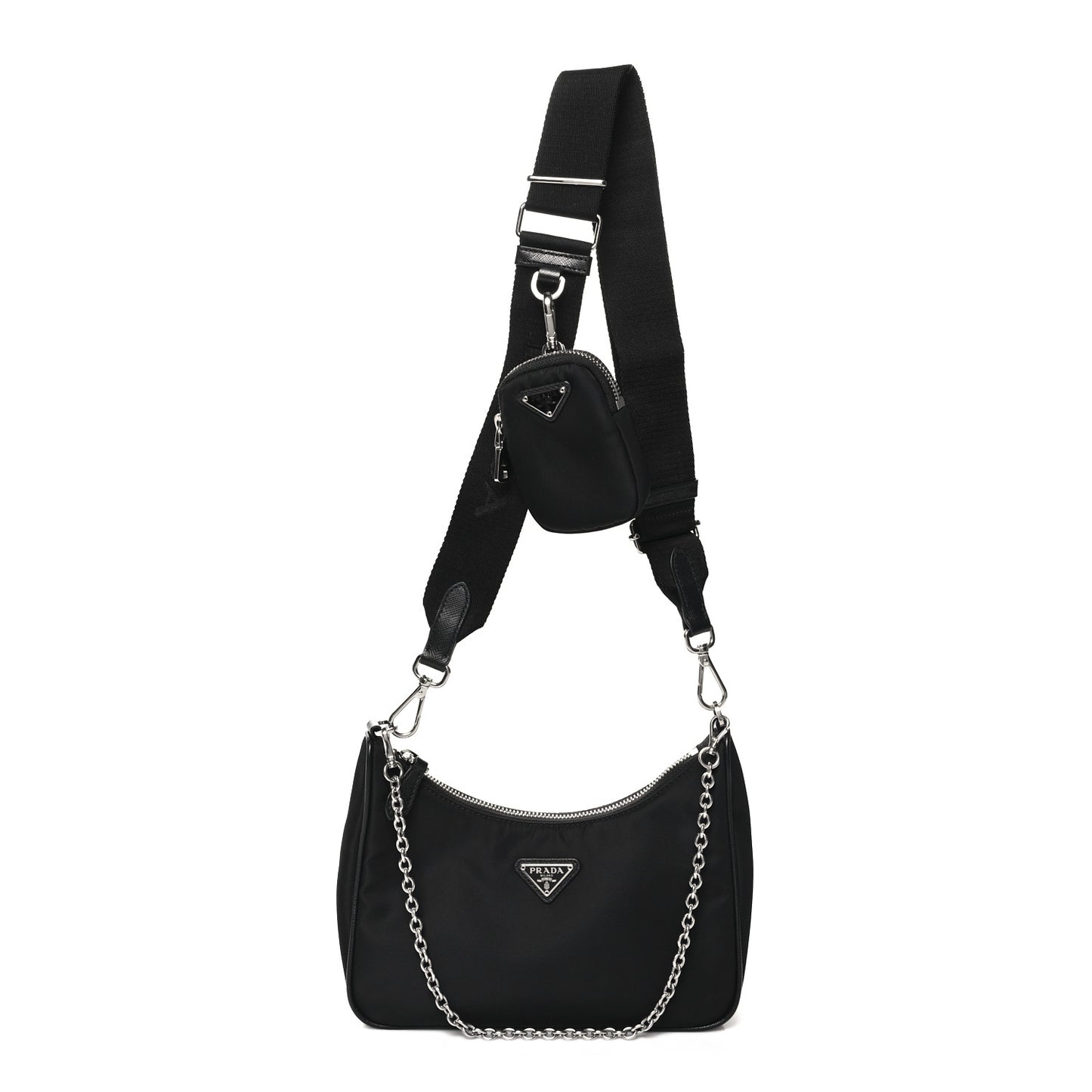 Nylon Re-Edition 2005 Shoulder Bag Black