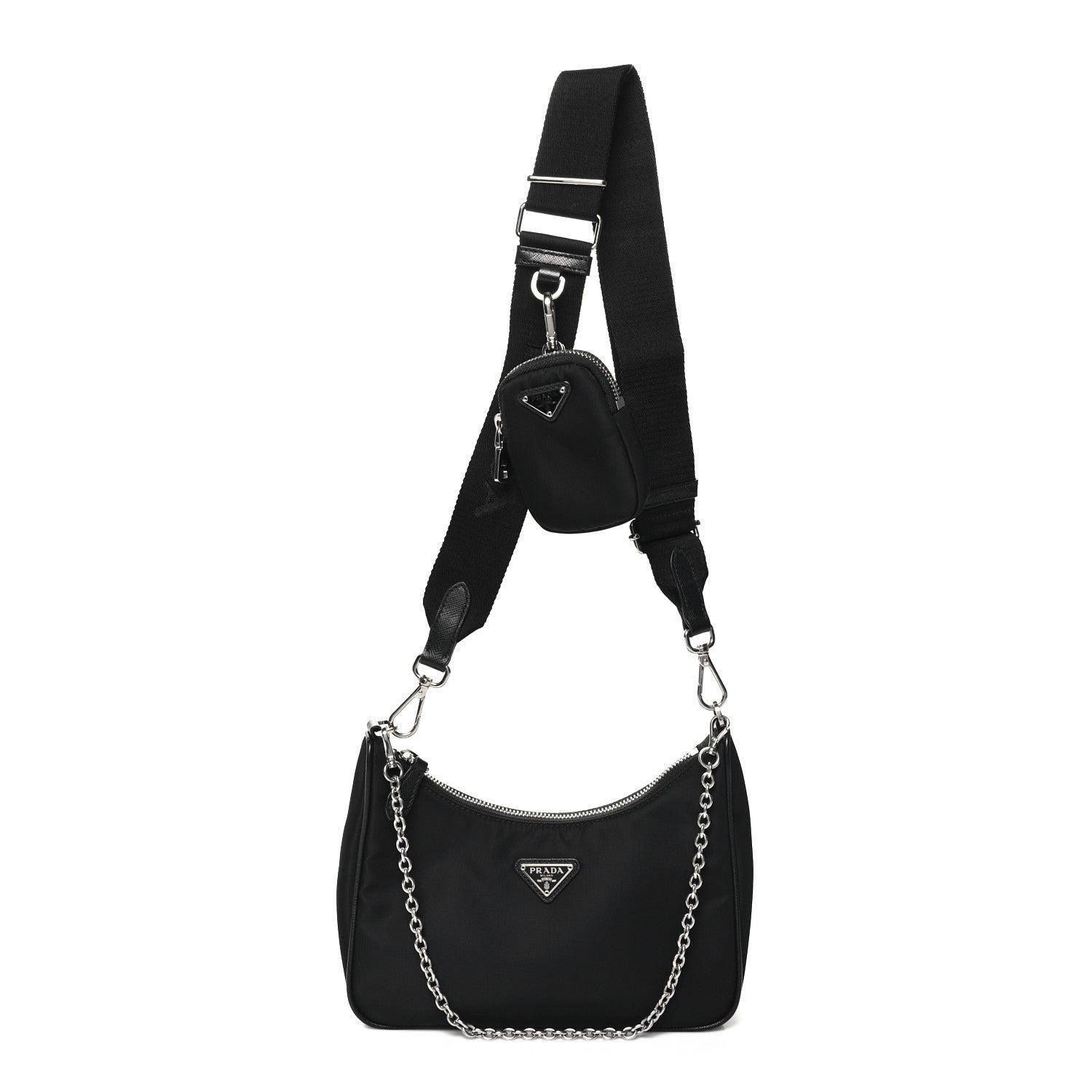 Prada Nylon Re-Edition 2005 Shoulder Bag Black 1 of 9