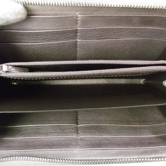 Imprime Monogram Zip Around Wallet Metallic Mauve