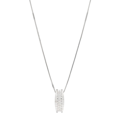 Parker & West by FASHIONPHILE Platinum 18K White Gold Diamond 2.00ctw Pendant Necklace 1 of 5