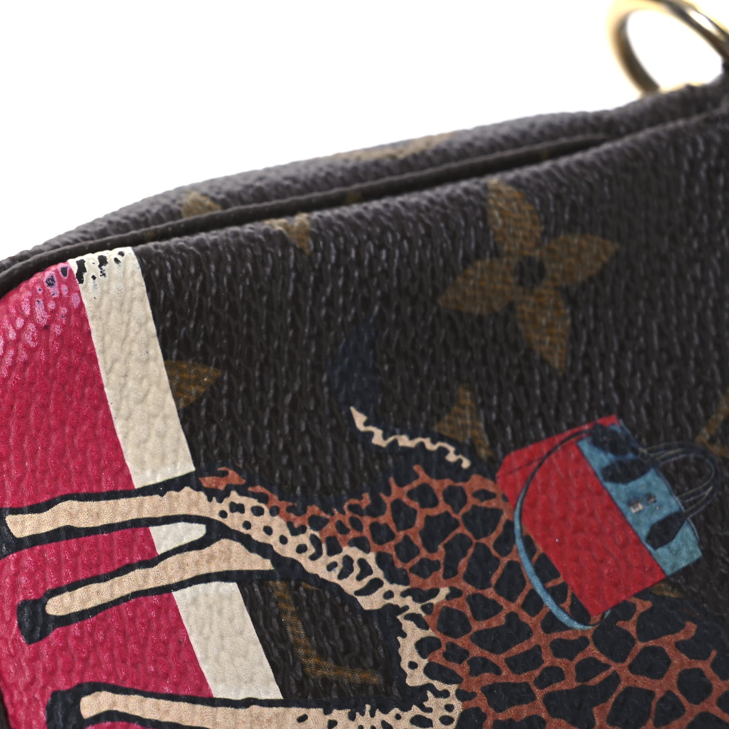 Monogram 2017 Christmas Animation Mini Pochette Accessories