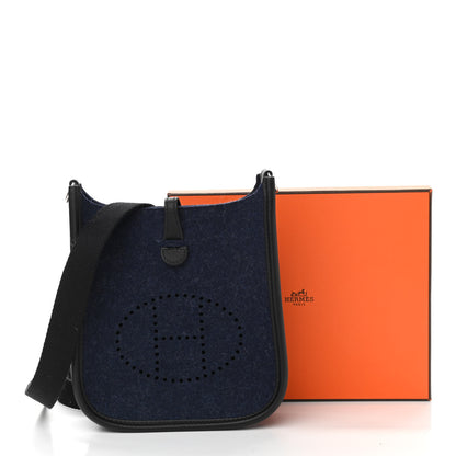 Hermes Swift Sangle Wooly Evelyne TPM Bleu Nuit Black 11 of 11