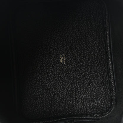 Hermes Taurillon Clemence Picotin Lock 22 MM Black 5 of 9