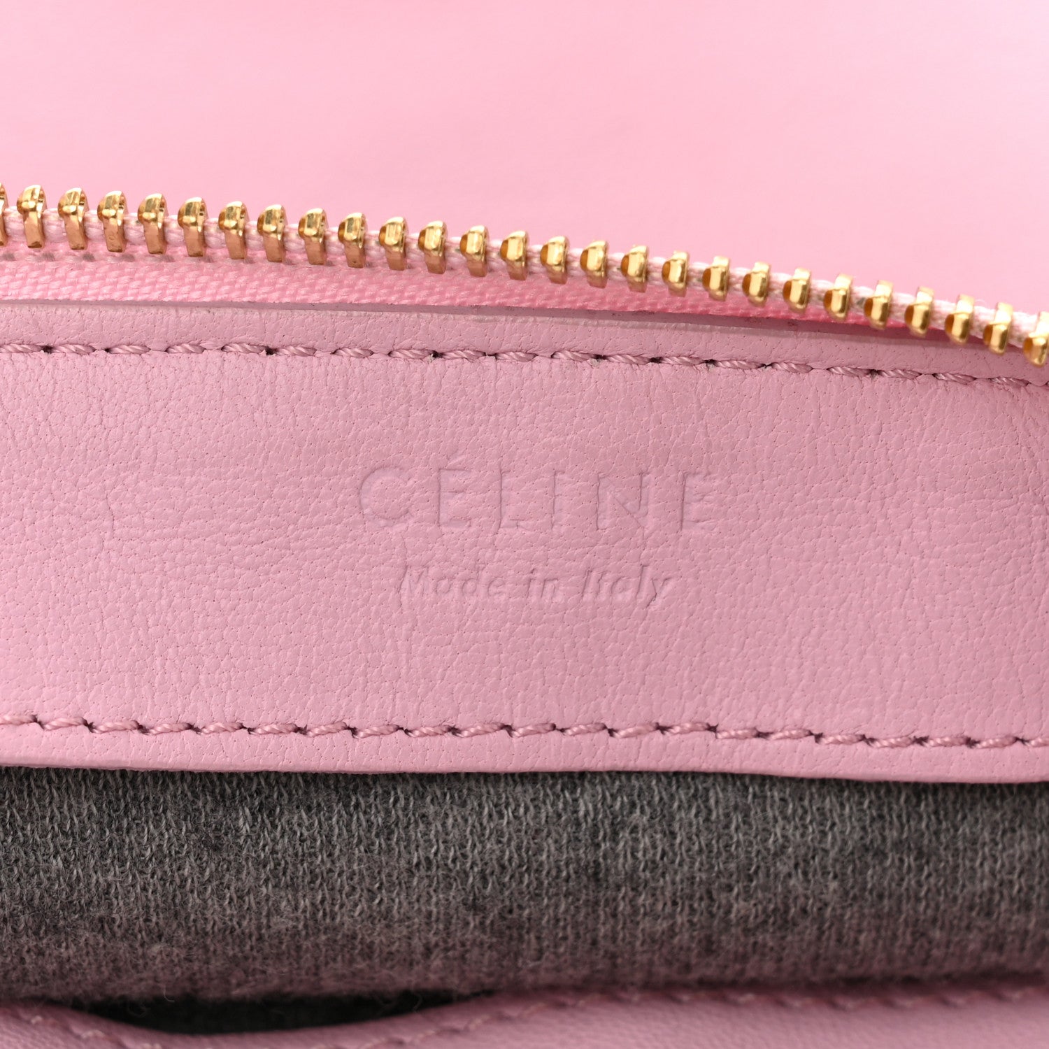 Celine Lambskin Small Trio Crossbody Bag Pink 8 of 14