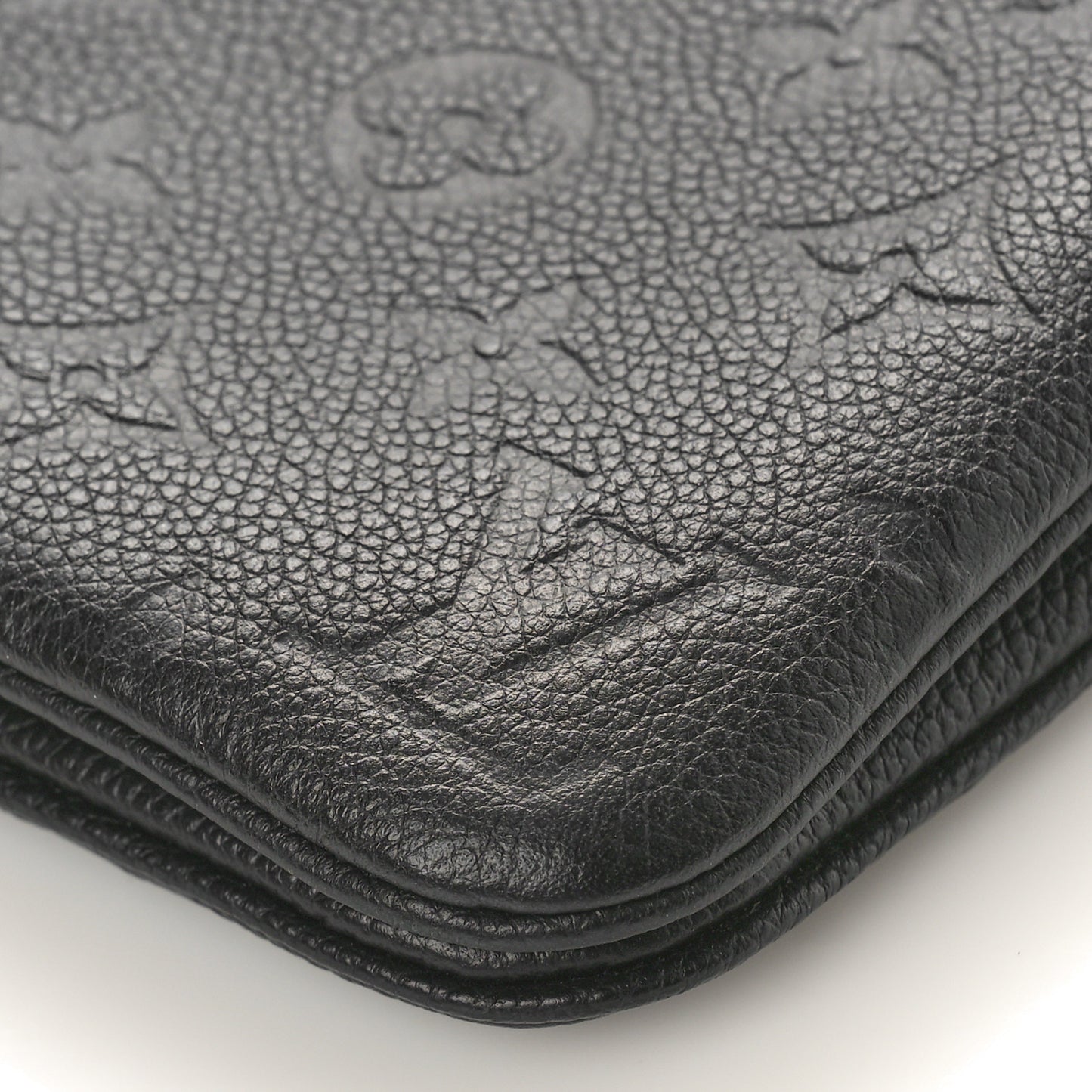 Empreinte Double Zip Pochette Black