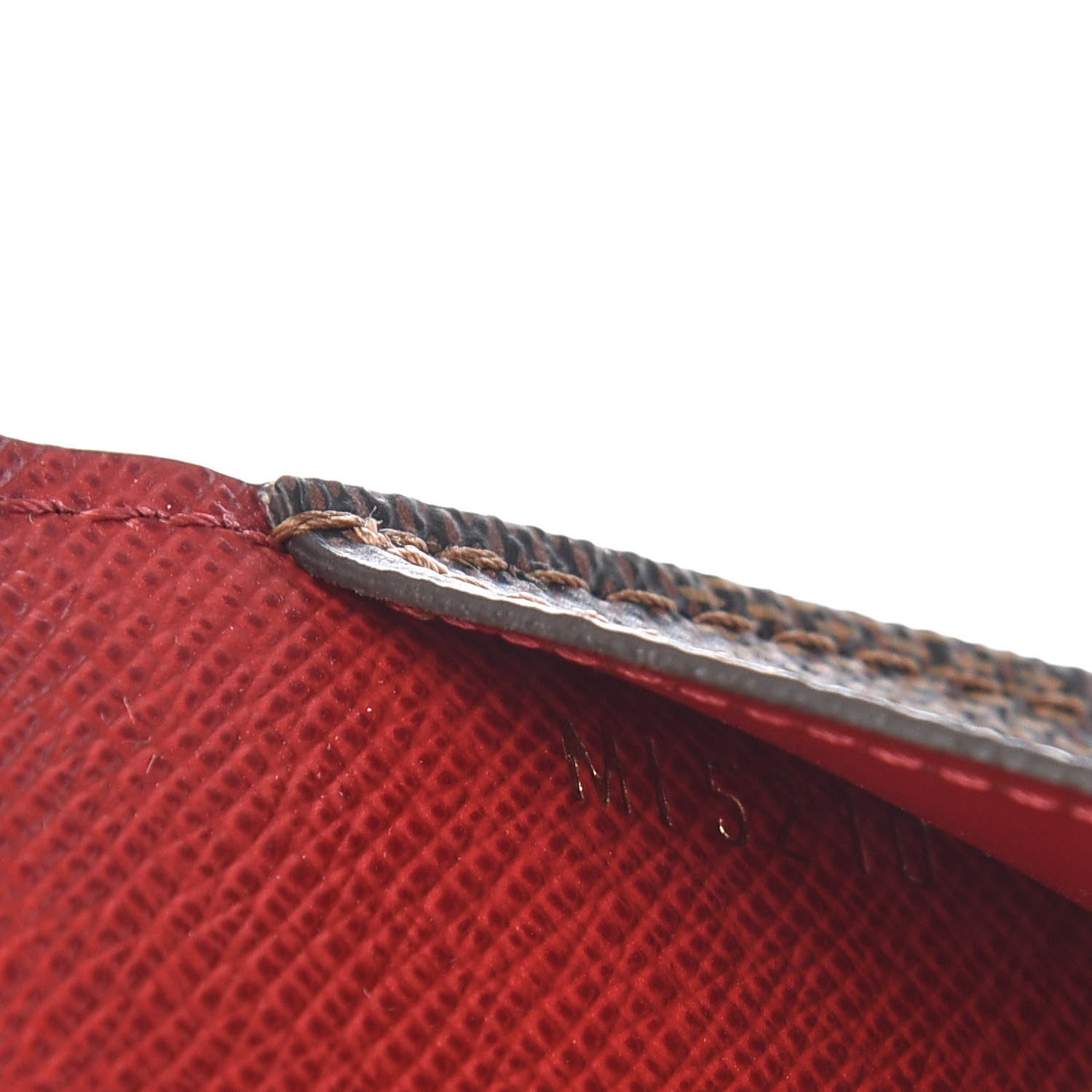 Louis Vuitton Damier Ebene Recto Verso Card Holder Red 7 of 8