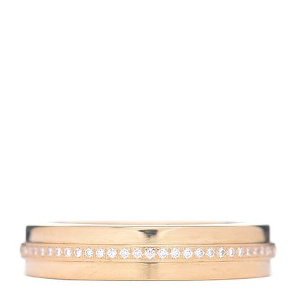 Tiffany 18K Yellow Gold Diamond T Two Narrow Ring 54 7 3 of 4