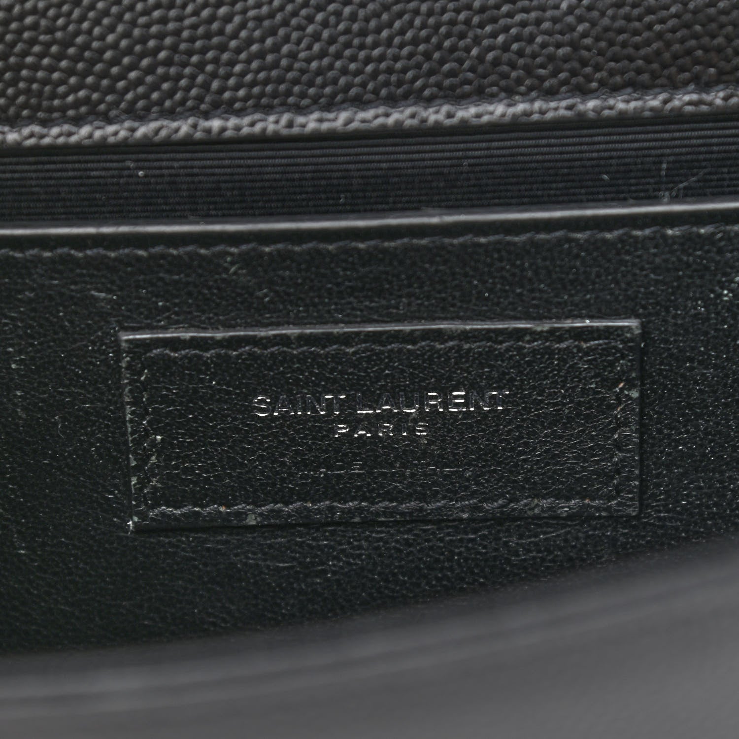 Saint Laurent Grain De Poudre Small Monogram Kate Satchel Black 6 of 11