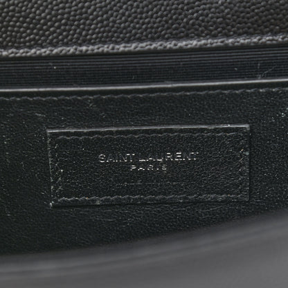 Saint Laurent Grain De Poudre Small Monogram Kate Satchel Black 6 of 11