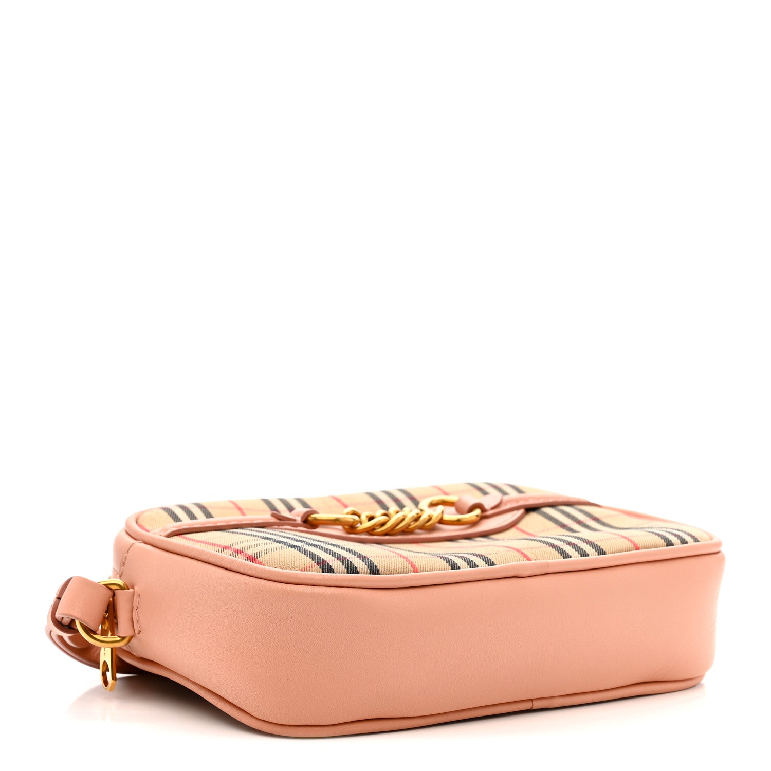 Burberry Smooth Calfskin 1983 Knight Check Link Bum Bag Pale Orchid 4 of 11