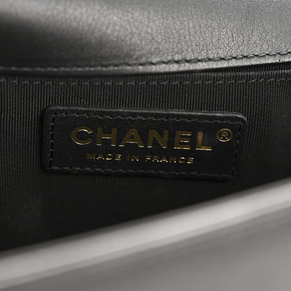 Chanel Calfskin Quilted Medium Boy Flap Black 6 of 13