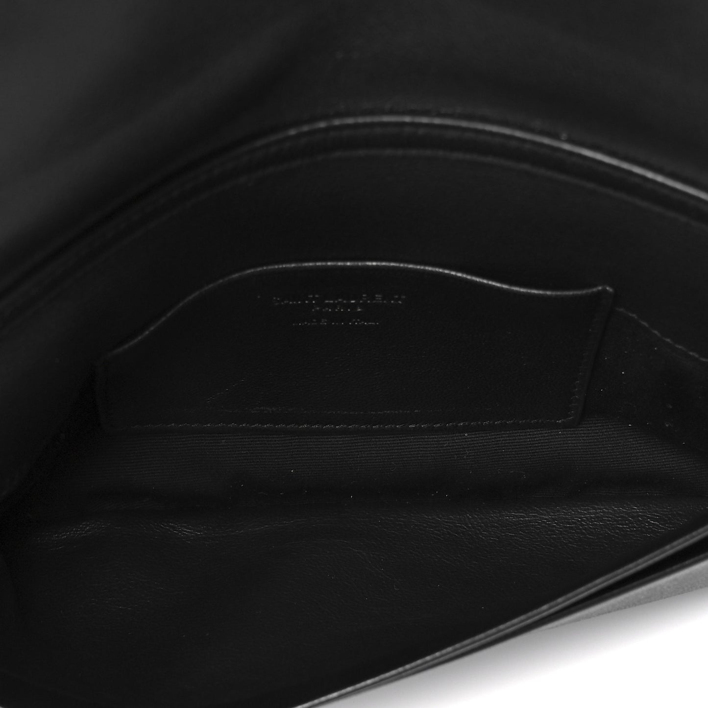 Padded Lambskin Mini Calypso Wallet On Chain WOC Black