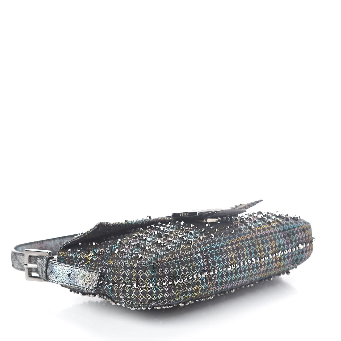 Beaded Baguette Black Cracle
