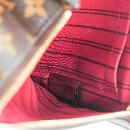 Louis Vuitton Monogram Neverfull MM GM Pochette Fuchsia 7 of 8