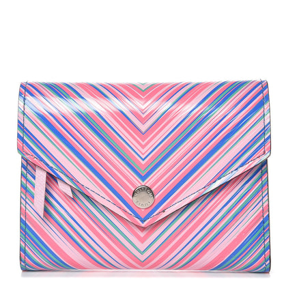 Louis Vuitton Epi Tropical Victorine Wallet Blue Rose 1 of 6