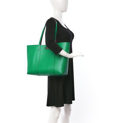 Mulberry Small Classic Grain Bayswater Tote Lawn Green 2 of 9