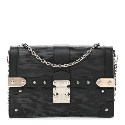 Louis Vuitton Epi Trunk Chain Wallet Black 1 of 11