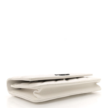 Chanel Caviar Quilted My Everything Wallet On Chain WOC White 4 of 11