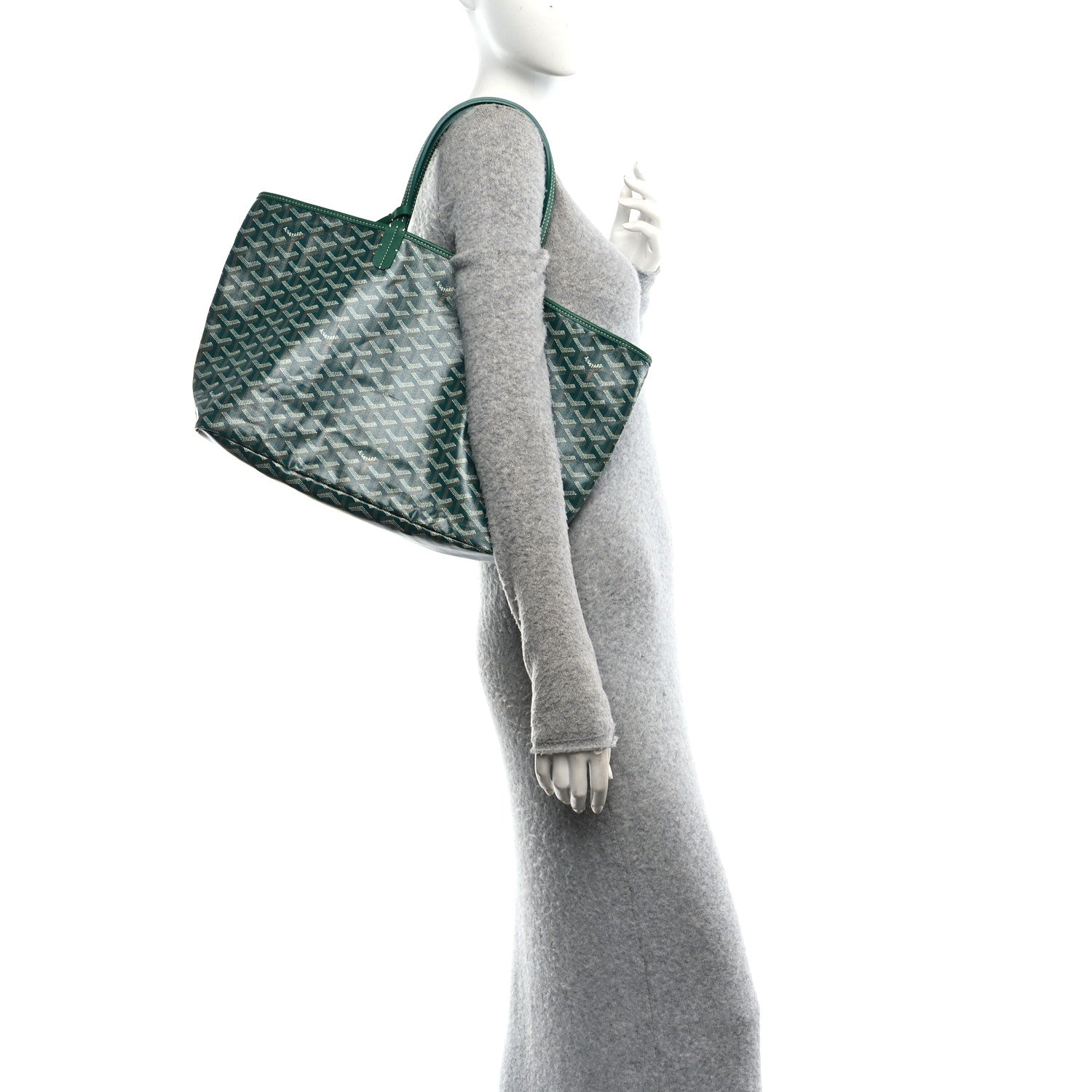 Goyard Goyardine Saint Louis PM Green 2 of 11