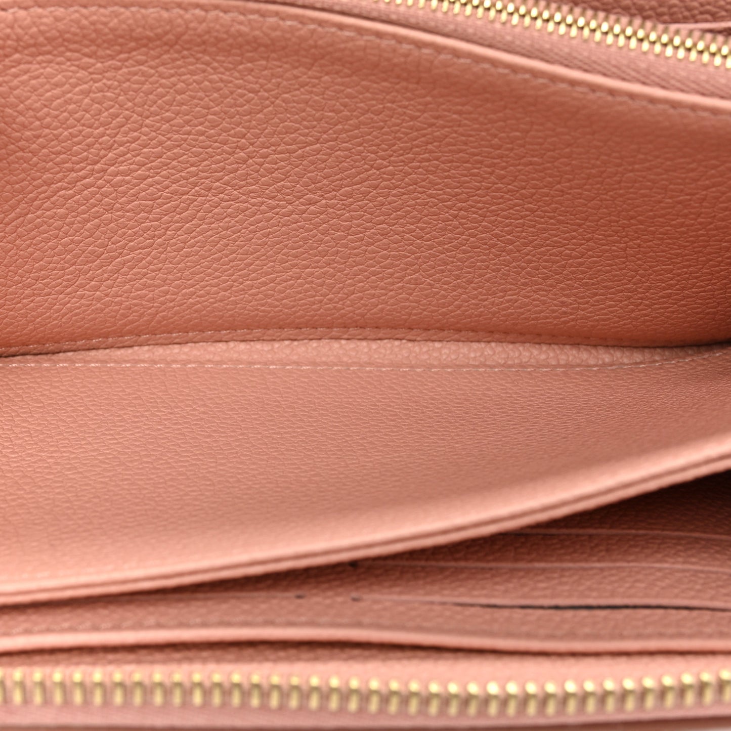 Empreinte Monogram Giant Zippy Wallet Rose Trianon Creme