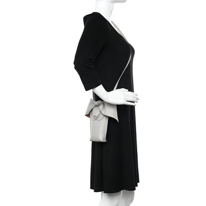 Loewe Calfskin Bunny Pouch Crossbody Bag Ghost 2 of 10
