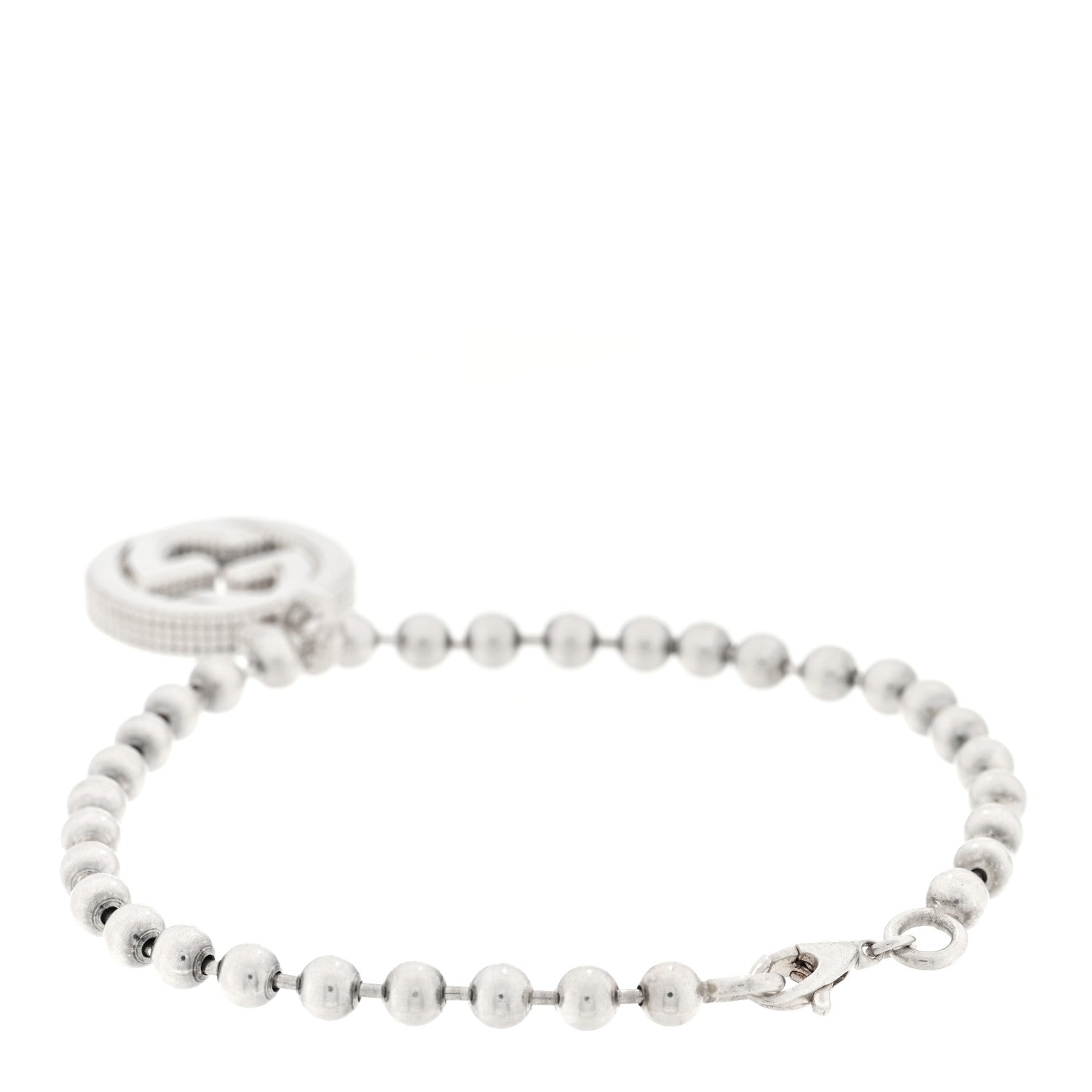 Gucci Sterling Silver Interlocking GG Bracelet 2 of 3