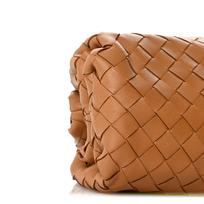 Bottega Veneta Nappa Maxi Intrecciato The Pouch Oversized Clutch Caramel 9 of 10