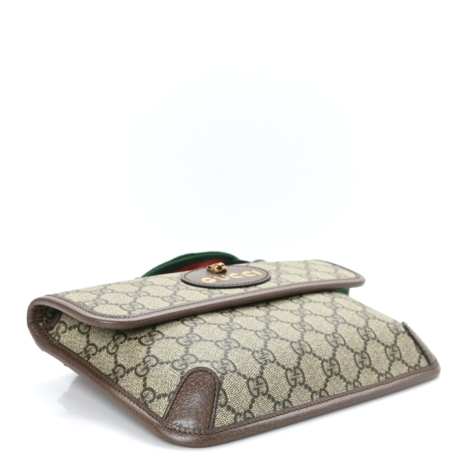 Gucci GG Supreme Monogram Neo Vintage Web Belt Bag Brown 4 of 10