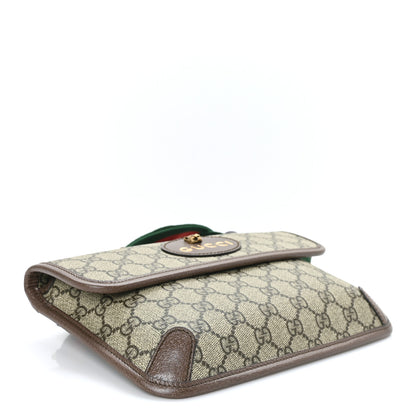 Gucci GG Supreme Monogram Neo Vintage Web Belt Bag Brown 4 of 10
