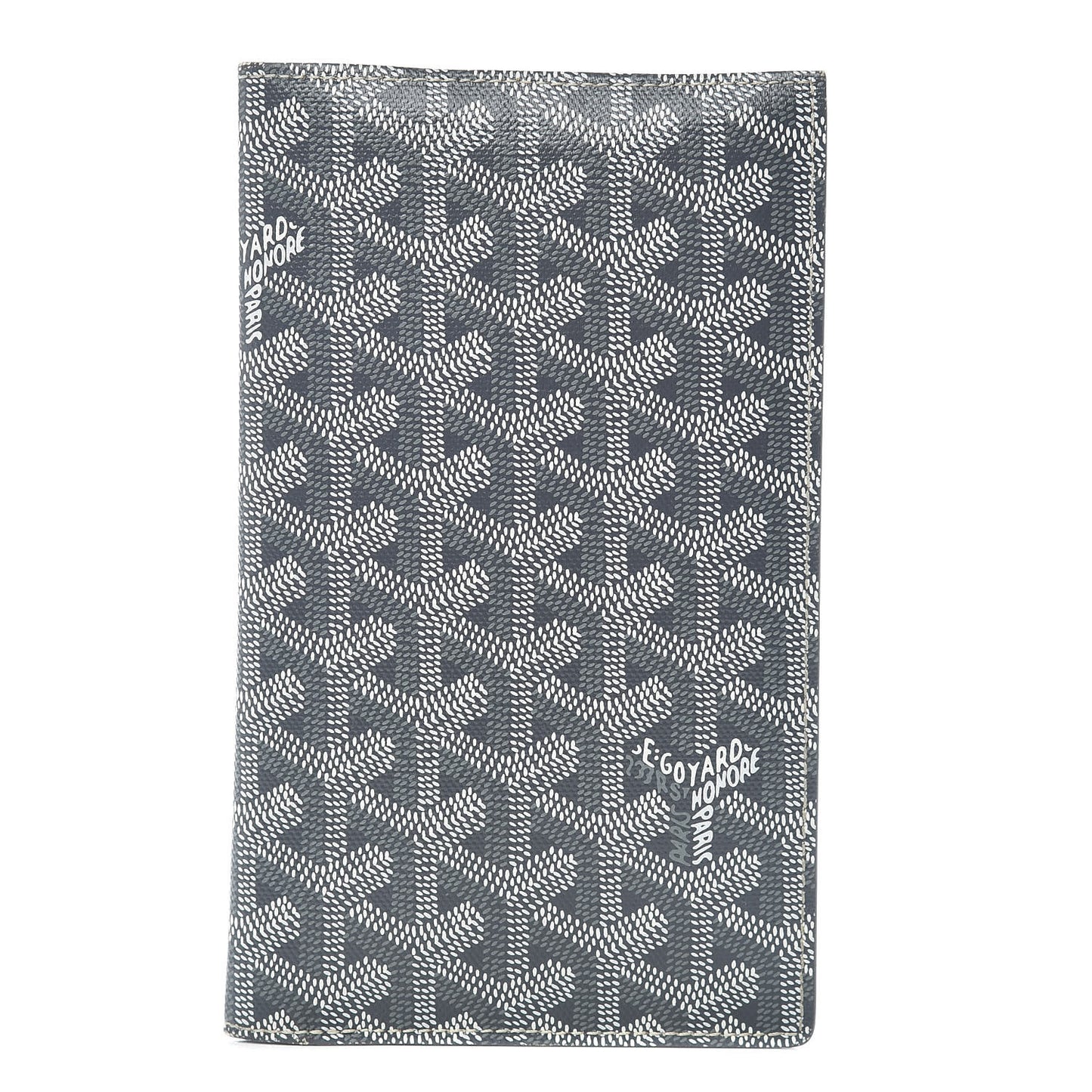 Goyardine Long Bi-Fold Wallet Grey