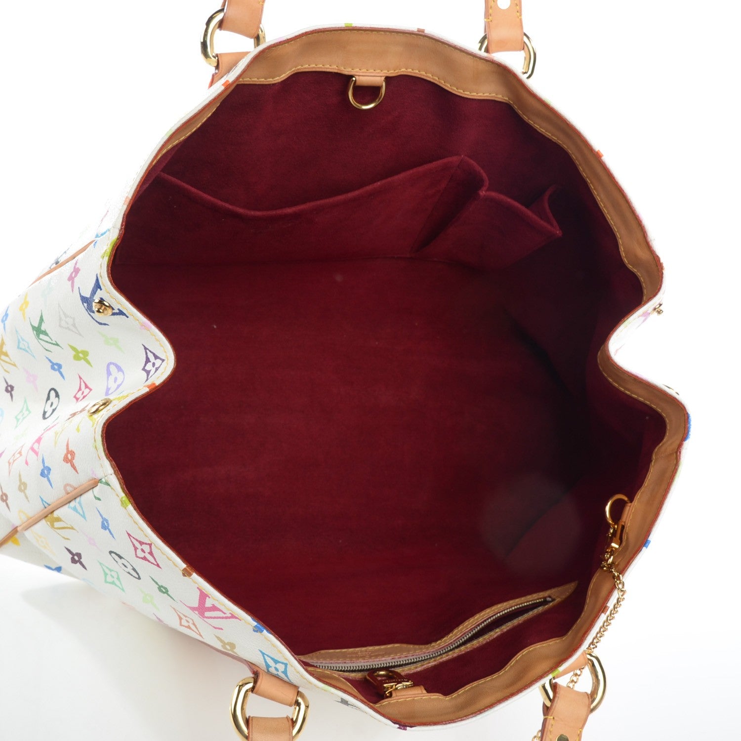 Louis Vuitton Monogram Multicolor Aurelia GM White 10 of 26