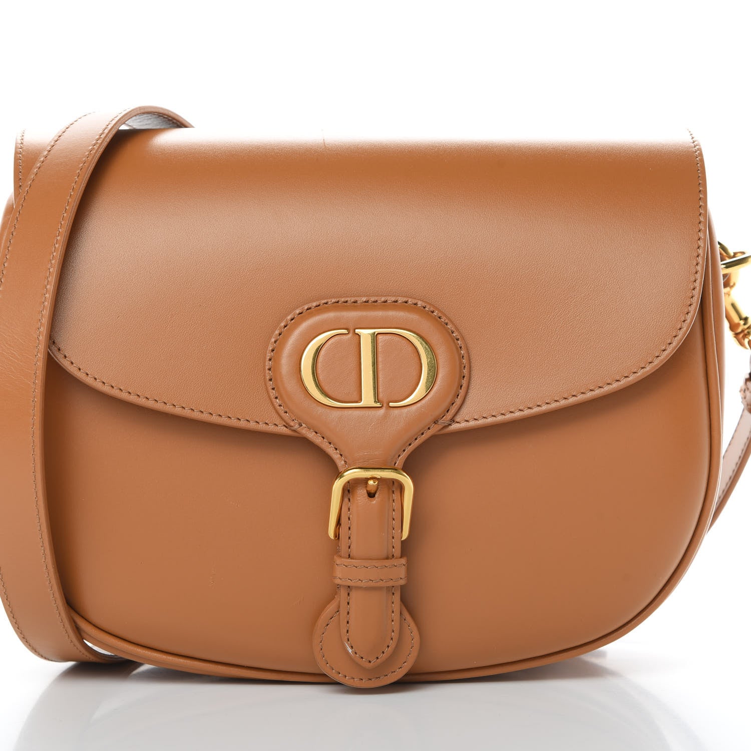 Christian Dior Box Calfskin Medium Bobby Flap Camel 7 of 14