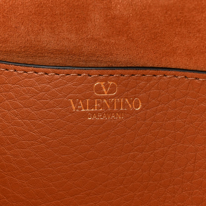 Valentino Garavani Soft Grainy Calfskin Alltime Shoulder Bag Almond Beige 6 of 9