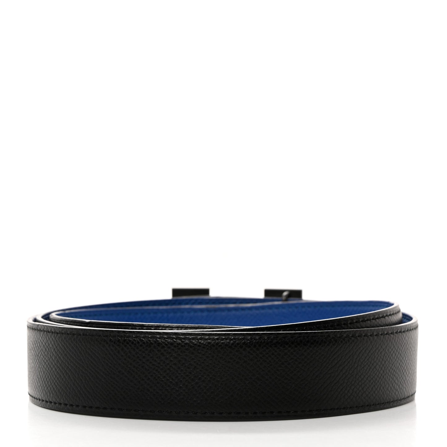 Epsom 32mm Matte H Belt 100 40 Bleu Electrique Black