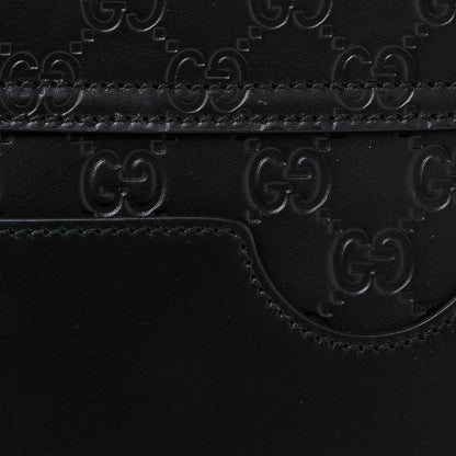 Gucci Guccissima Signature Small Padlock Top Handle Bag Black 13 of 13