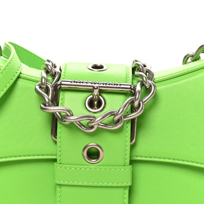 Balenciaga Smooth Calfskin Small Lindsay Shoulder Bag Acid Green 8 of 10